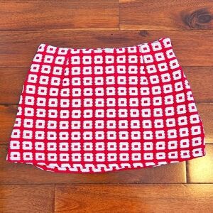 Patterned Mini Skirt